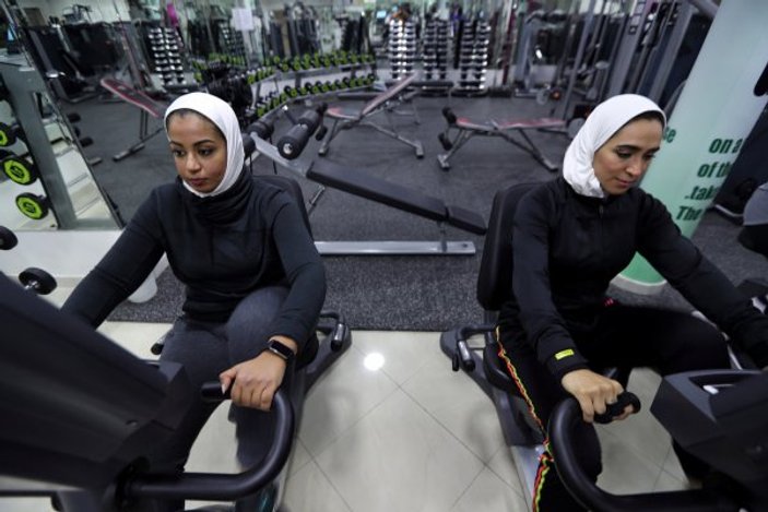 Suudi kadınlar vücutlarını geliştiriyor