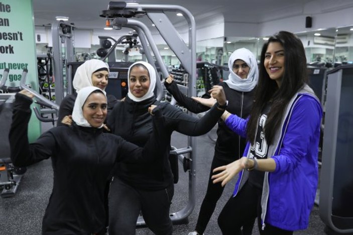Suudi kadınlar vücutlarını geliştiriyor