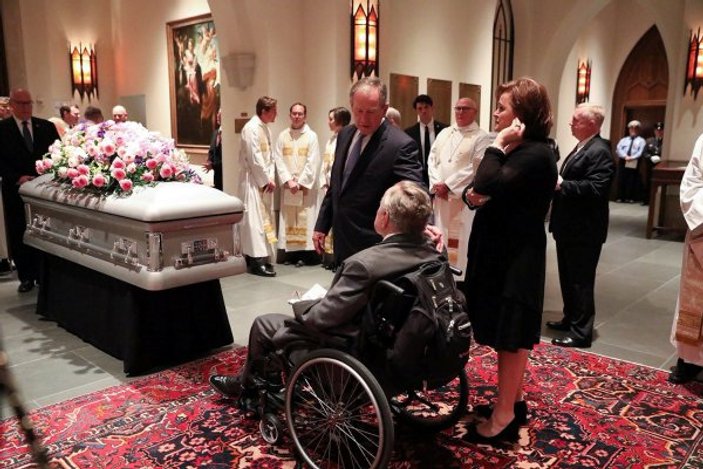 First Lady Bush'un cenazesinde 4 eski ABD Başkanı