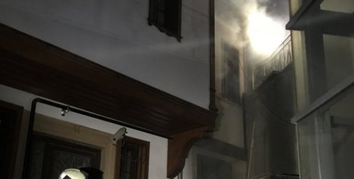 Ankara'da öğrenci yurdunda yangın çıktı