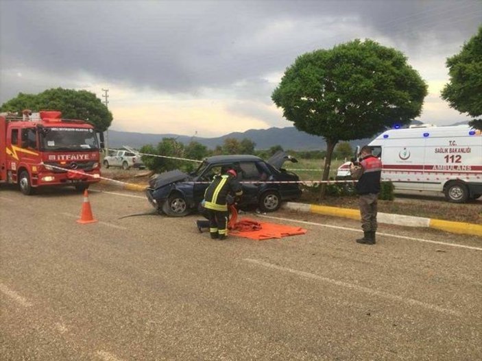 Denizli'de trafik kazası: 1 ölü 4 yaralı