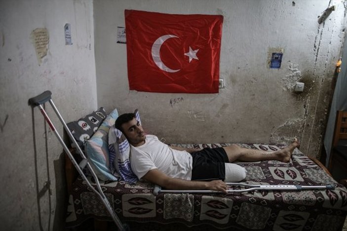 Gazzeli genç Erdoğan'ın hediye ettiği bisikleti artık süremiyor