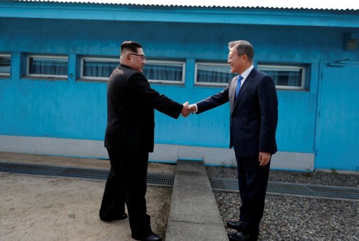 Kuzey Kore ve Güney Kore liderleri buluştu