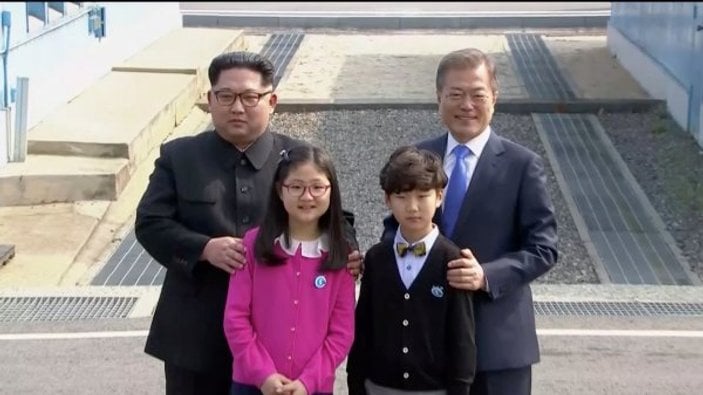 Kuzey Kore ve Güney Kore liderleri buluştu