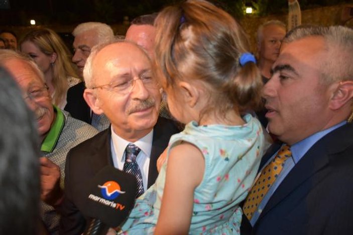 CHP lideri Kemal Kılıçdaroğlu Marmaris'te