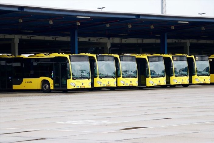 Hollanda'da otobüs şoförleri grevde