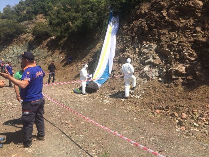 Manisa'da kaybolan yamaç paraşütçüsünün cesedi bulundu
