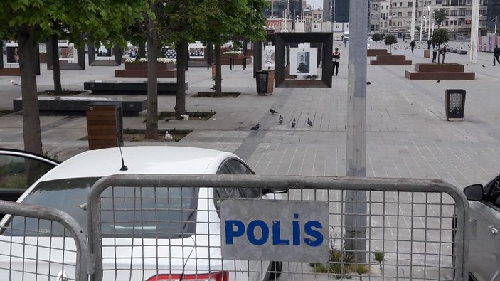 Taksim Meydanı kuşlara kaldı