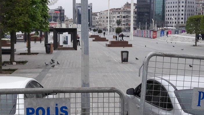 Taksim Meydanı kuşlara kaldı