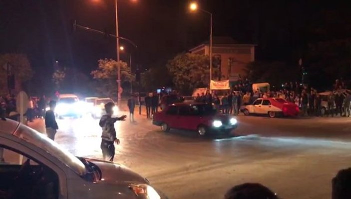 Bursa'da drift çılgınlığı vatandaşı çileden çıkardı