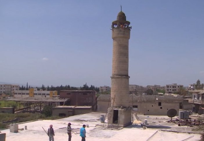 Afrin'de camiler onarılıyor