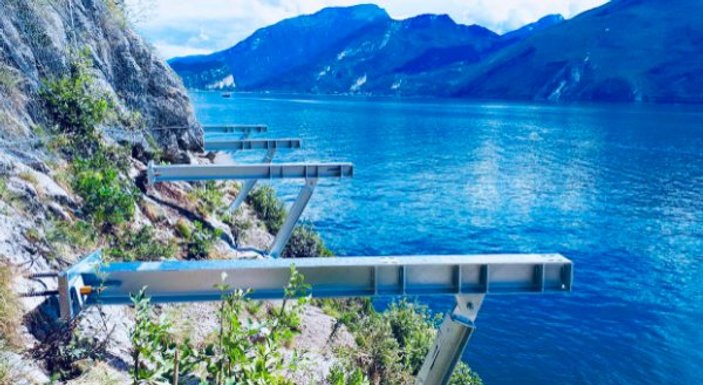 Garda gölü çevresine 140 kilometrelik bisiklet yolu
