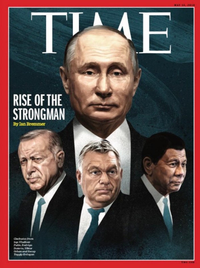 Time'dan Putin'li Erdoğan'lı kapak