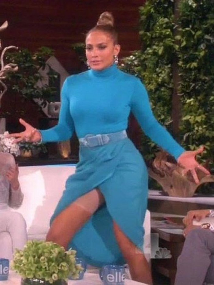 Jennifer Lopez korsesi görününce panik yaptı