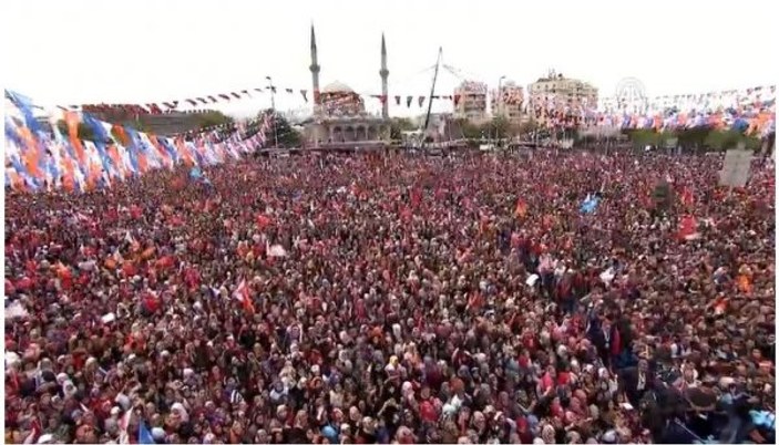 Cumhurbaşkanı Erdoğan Kayseri'de İl Kongresi'nde