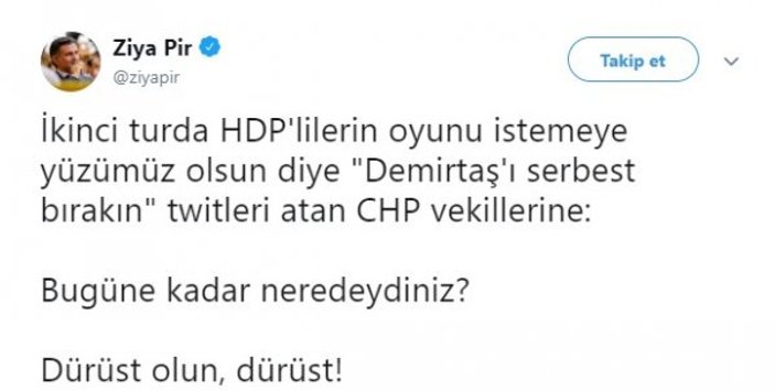 CHP-HDP arasında 24 Haziran kavgası