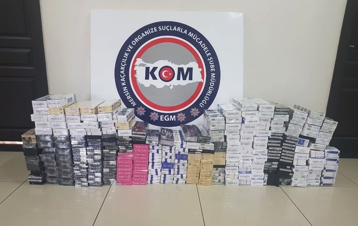 Mersin’de 5 bin 270 paket kaçak sigara ele geçirildi