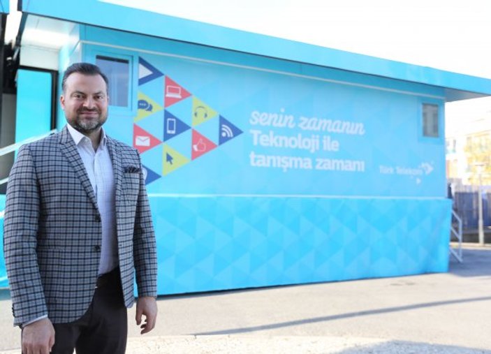Türk Telekom Eğitim Tırı Bursa'da