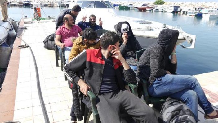 Denizde ve karada 99 göçmen yakalandı
