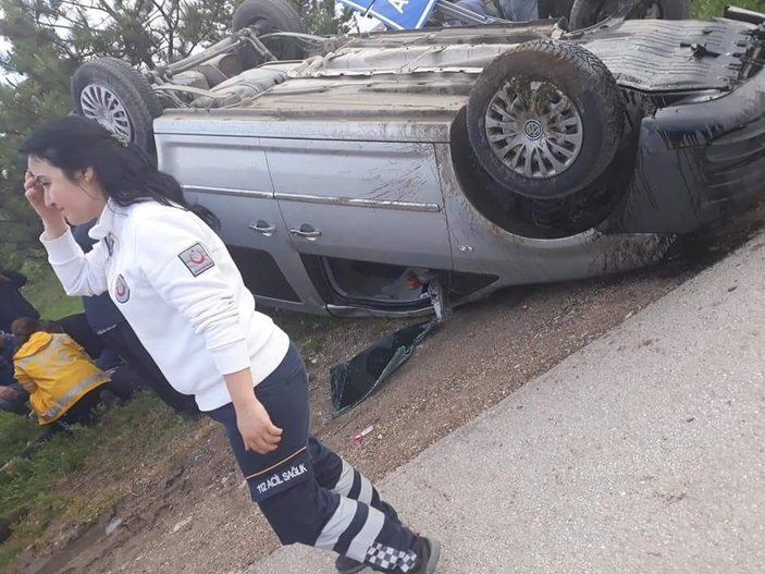 Eskişehir'de trafik kazası: 3 yaralı