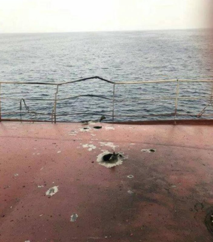 Yemen'de Türk gemisine füzeli saldırı