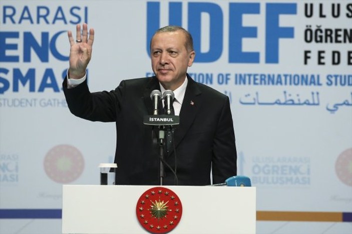 Erdoğan: Misafir öğrencilerin çalışma sorunu ortadan kaldırılacak