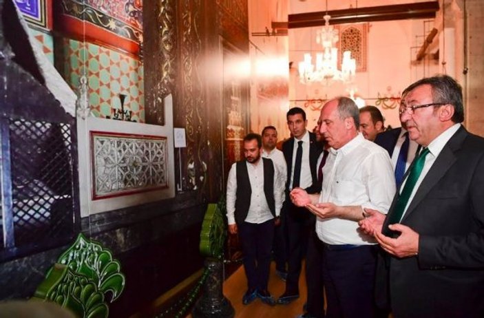 Muharrem İnce Konya'da Mevlana Müzesi'ne gitti