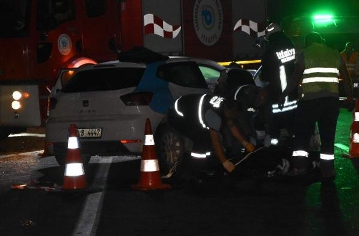 Tekirdağ'da trafik kazası: 2 ölü 1 yaralı