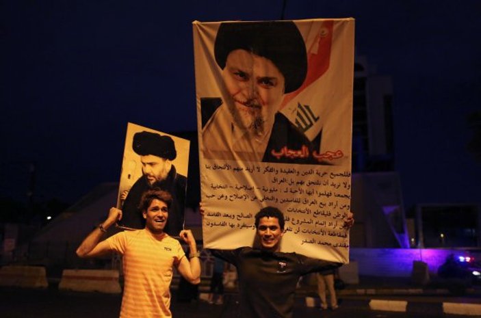 Irak'ta seçimlerin galibi Sadr