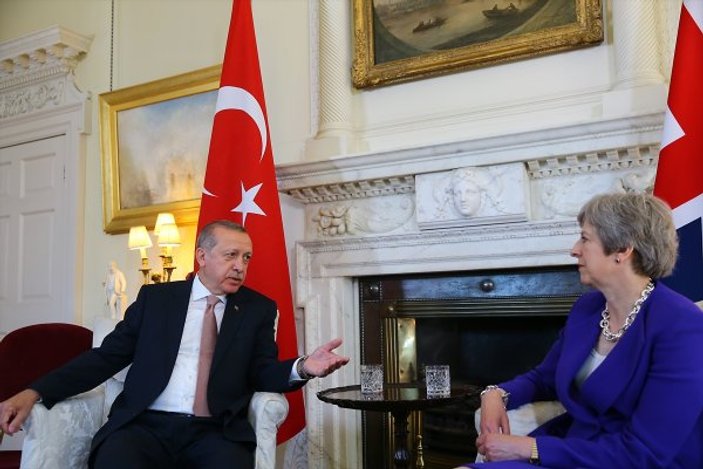 Erdoğan ile May ortak basın açıklaması yaptı