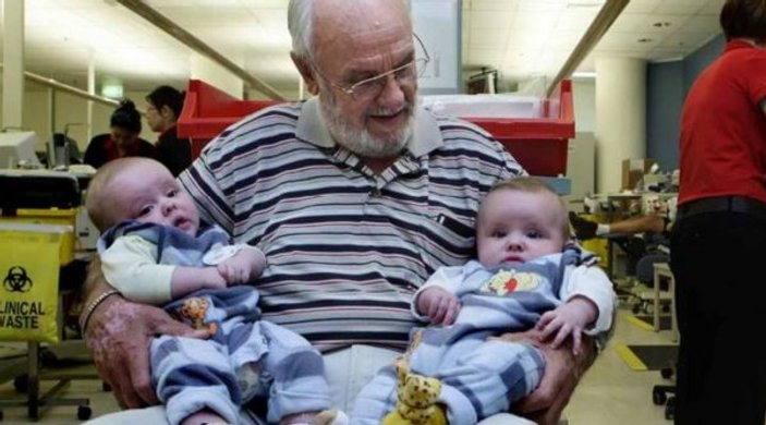 Kan bağışıyla 60 yılda 2 milyondan fazla bebeği kurtardı