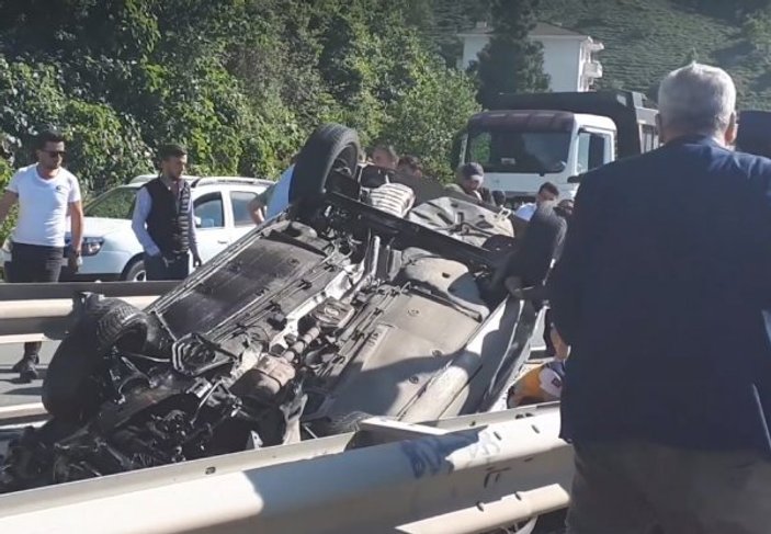 Rize'de trafik kazası: 1 ölü