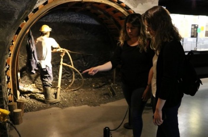 Taş kömürü müzesi madencilerin yaşamını anlatıyor