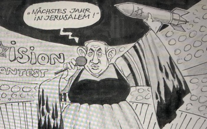Alman gazetesi Netanyahu'yu çizen karikatüristi kovdu