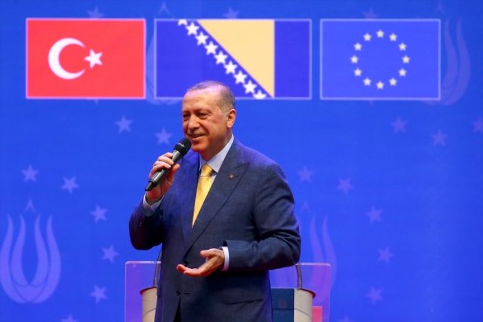 Erdoğan, Bosna Hersek'te konuştu