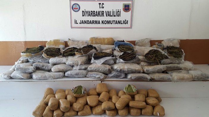 Diyarbakır’da terörün finans kaynağı uyuşturucuya darbe