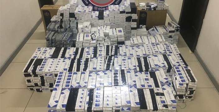 Mersin'de 12 bin 620 paket kaçak sigara ele geçirildi
