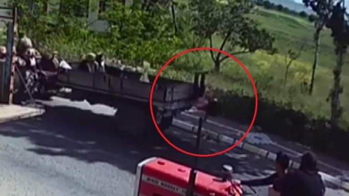 Nevşehir'de küçük kız traktörün kasasından düştü