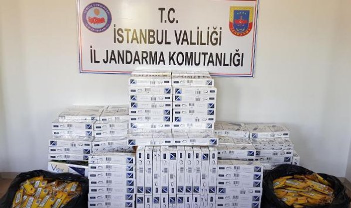 İstanbul'da 16 bin paket kaçak sigara ele geçirildi