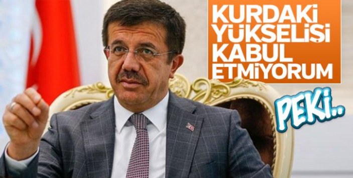 Ekonomi Bakanı Zeybekci'den döviz artışına ilk yorum