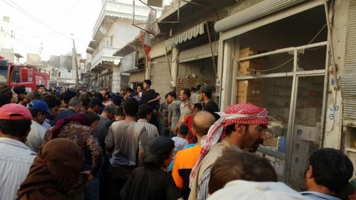 El Bab'da patlama; 4 kişi yaralandı