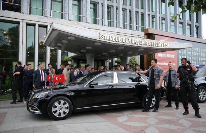 Cumhurbaşkanı Erdoğan'dan İBB'ye ziyaret
