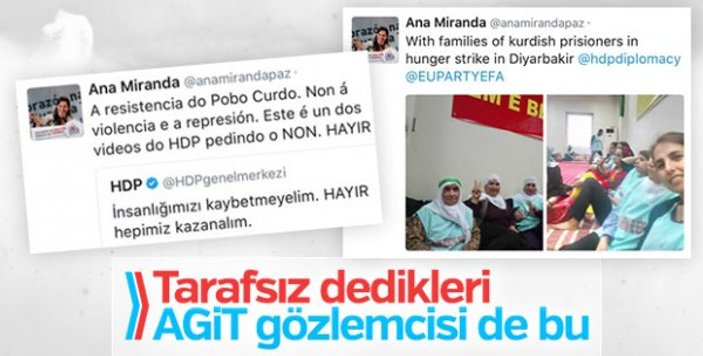 Terör sevici AGİT seçimleri izlemek için Türkiye'de