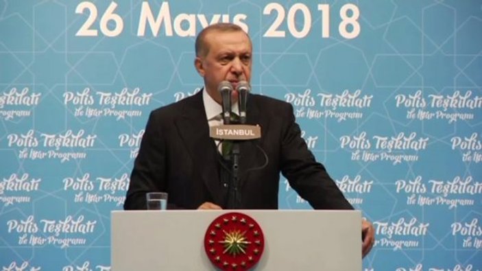 Erdoğan'dan polislere: Oyların namusu size emanet
