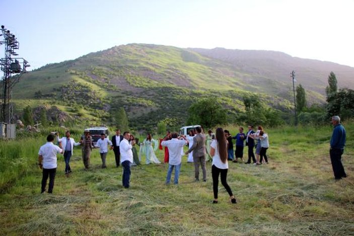 Fransa'dan gelen çift Kato Dağı'nda balayı yaptı