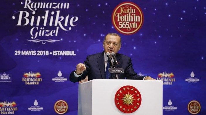 Erdoğan: Zulüm 1453'te başladı diyenler vardı