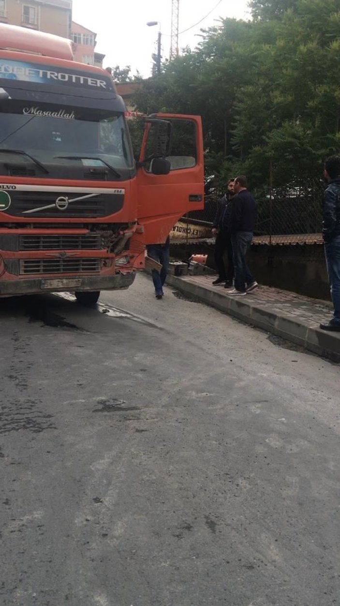 İstanbul'da hafriyat kamyonu dehşet saçtı