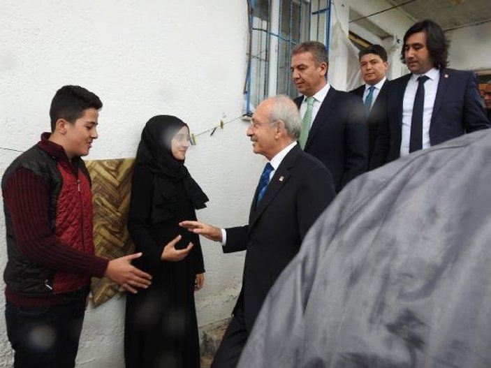 Kılıçdaroğlu, burs verdiği yetimleri ziyaret etti