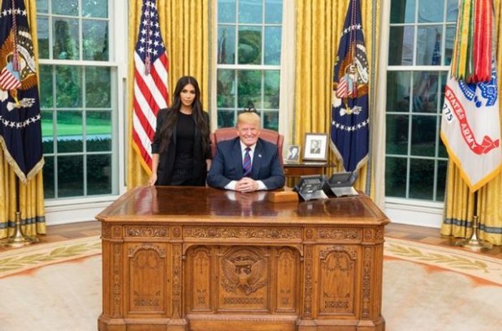 Kim Kardashian'dan Trump'a af ricası
