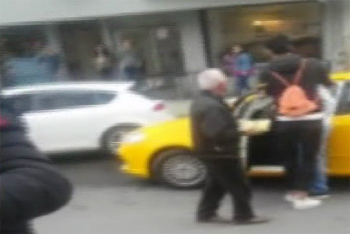 Şişli'de polise küfür eden taksici yakalandı
